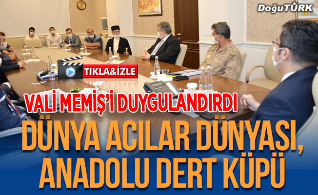 Dadaş Necati'nin söylediği türkü Vali Memiş'i duygulandırdı