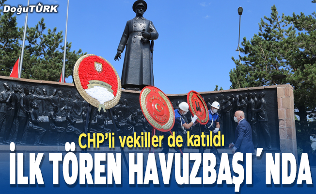 Erzurum Kongresi'nin 101. yılı; İlk tören Havuzbaşı'ndaydı