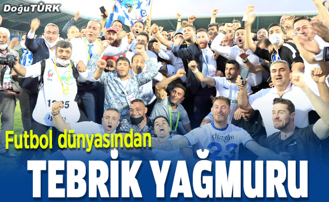 Futbol camiasından BB Erzurumspor'a tebrik