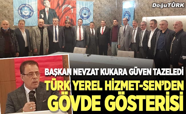 Türk Yerel Hizmet-Sen’den gövde gösterisi
