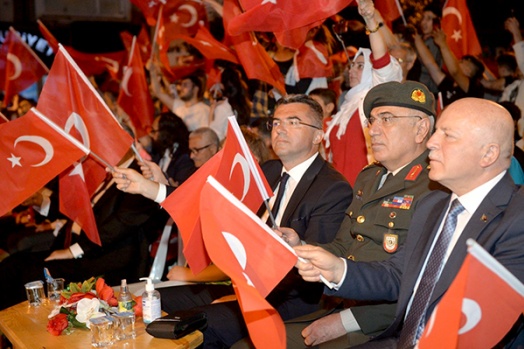 Erzurum, 15 Temmuz'da yine tek yürek oldu-2022
