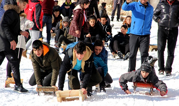 Erzurum'da "Geleneksel Kızak Şenliği"