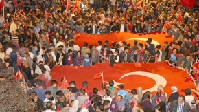 15 Temmuz hain darbe girişiminin 3. yıldönümünde Erzurum...