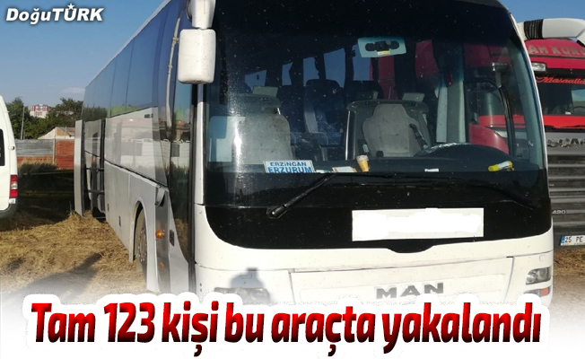Erzurum'da 123 kaçak yakalandı