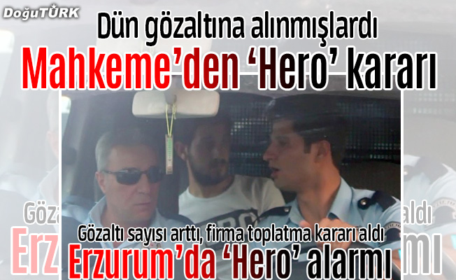 "Hero" yazılı tişört giyen 2 kişi serbest bırakıldı