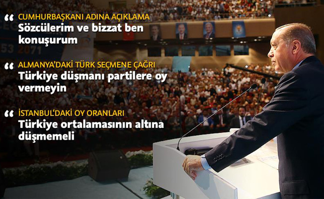 Cumhurbaşkanı Erdoğan: Eğer racon kesilecekse, bu raconu bizzat kendim keserim
