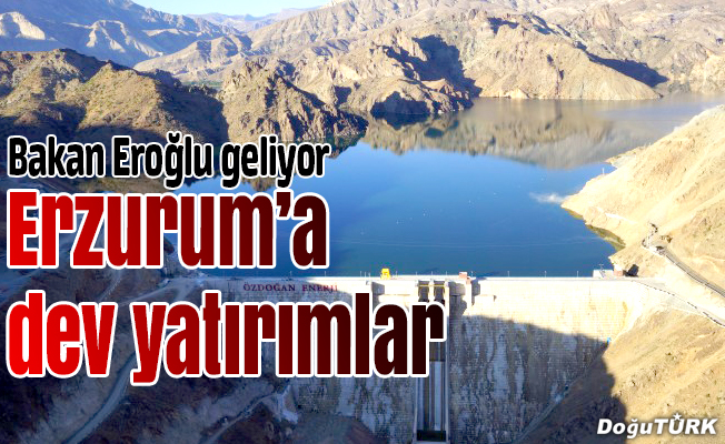Erzurum'da 592 milyonluk 38 tesis yapılacak