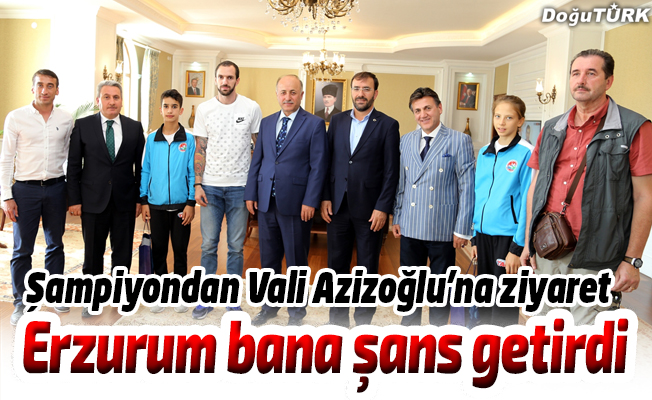 Guliyev, Vali Azizoğlu'nu ziyaret etti