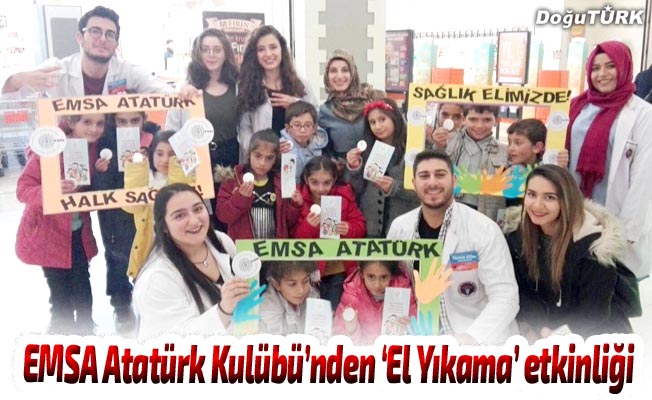 EMSA Atatürk Kulübü üyelerinden ‘El Yıkama’ etkinliği