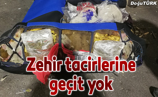 Erzurum polisi Aralık ayında uyuşturucuya geçit vermedi