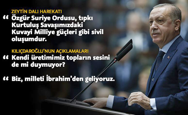 Cumhurbaşkanı Erdoğan'dan Afrin resti!