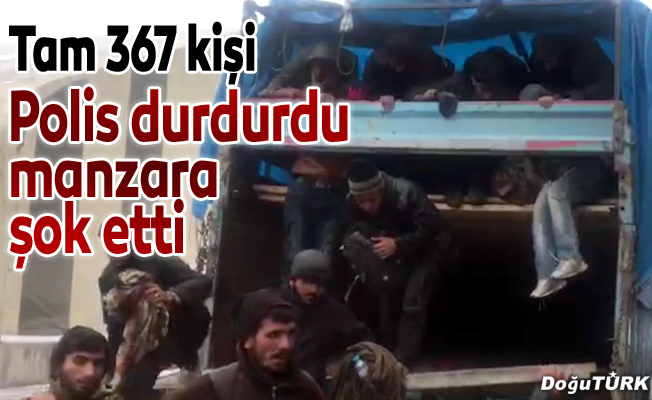 Erzurum'da 367 kaçak göçmen yakalandı