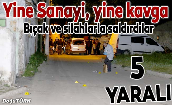 Erzurum'da bıçaklı ve silahlı kavga: 5 yaralı