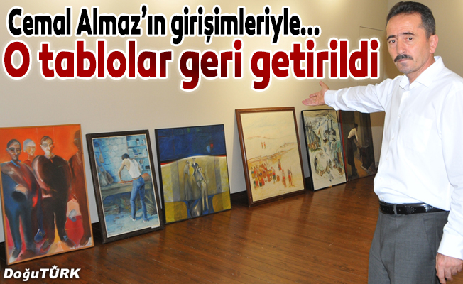 Erzurum'dan Başkente giden tarihi tablolar yuvaya döndü