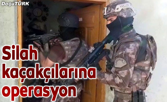 Erzurum merkezli silah kaçakçılığı operasyonu