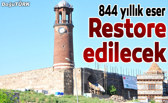 844 yıllık "Tepsi Minare" restore edilecek