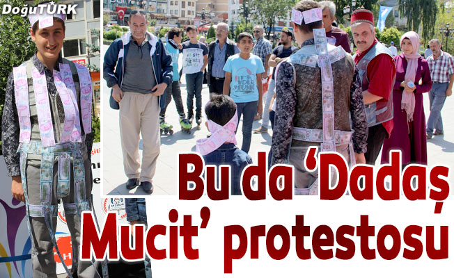 Erzurum’da dolara ilginç protesto
