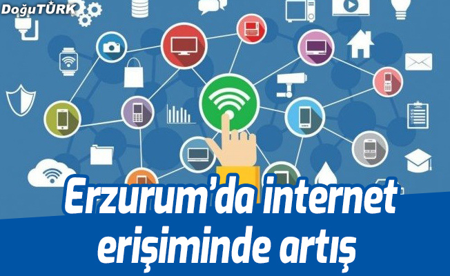 Erzurum’da internet erişiminde artış
