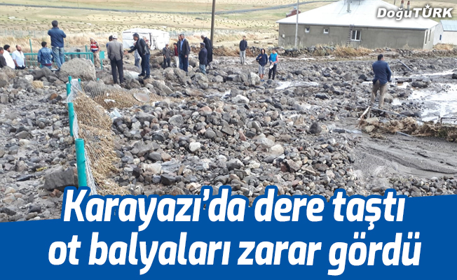 Karayazı'da sel afeti