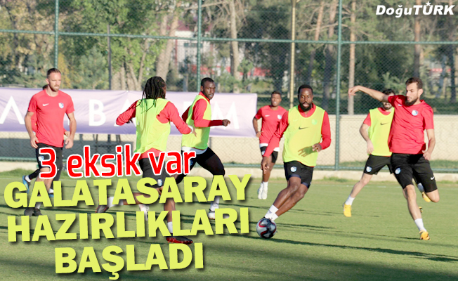BB Erzurumspor, Galatasaray maçı hazırlıklarına başladı