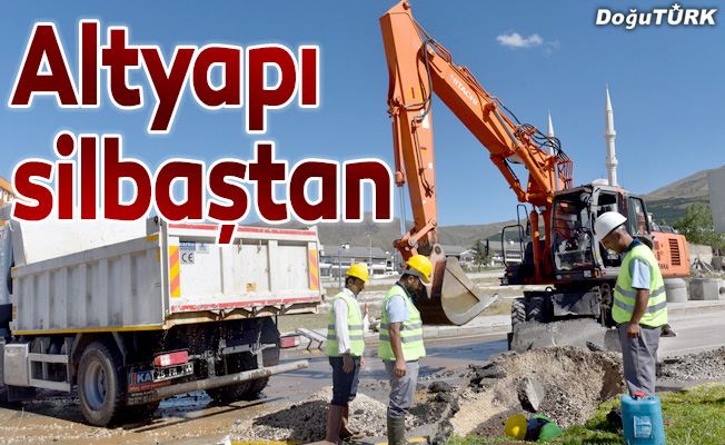 Büyükşehir Erzurum’un altyapısını baştan aşağı yeniliyor