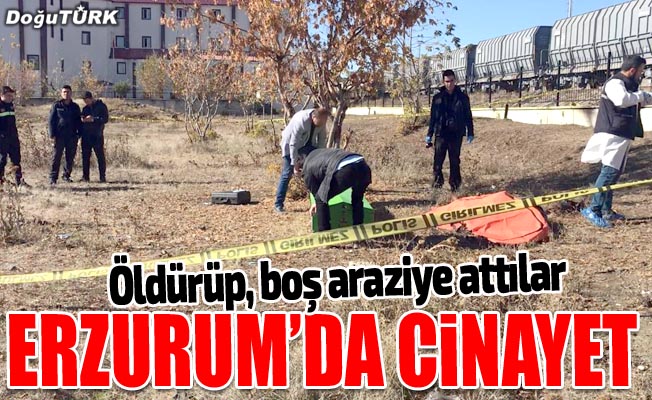 Erzurum'da cinayet