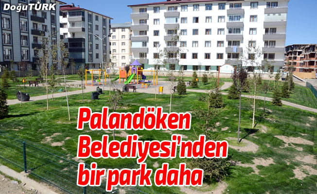 Palandöken Belediyesi’nden bir park daha