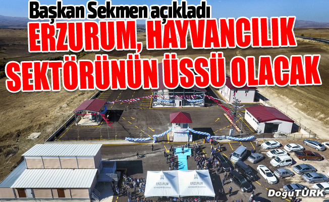 Sekmen: Erzurum, Türkiye’de hayvancılık sektörünün üssü olacak