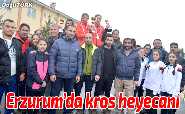 Erzurum'da "Okullararası Kros İl Birinciliği" yarışları yapıldı