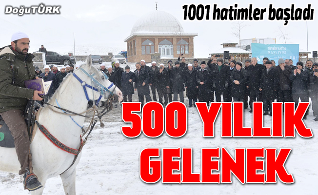 Erzurum'da "1001 Hatim" okunmasına başlandı