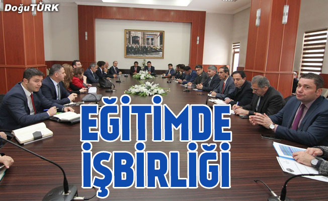 Erzurum’da “Eğitimde İşbirliği” toplantısı yapıldı
