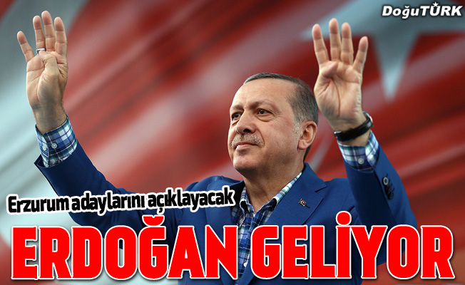 Erdoğan 25 Ocak'ta Erzurum'da