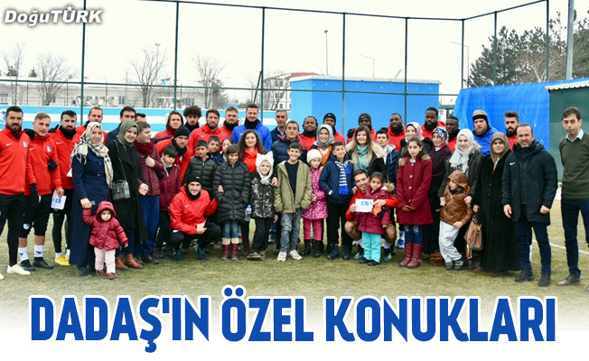 Otizmli çocuklardan Erzurumspor'a ziyaret