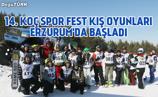 14. Koç Spor Fest Kış Oyunları Erzurum'da başladı
