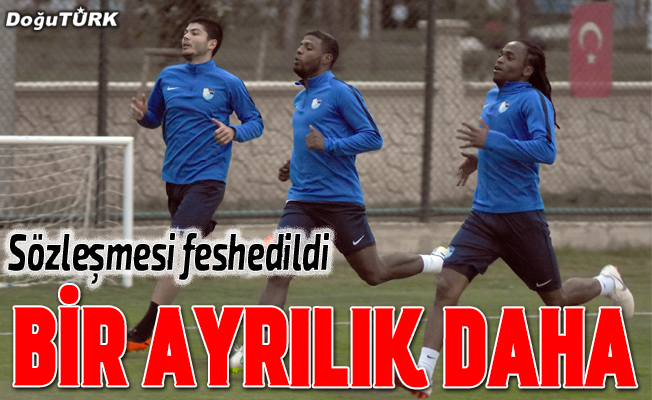 Erzurumspor, bir futbolcu ile daha yollarını ayırdı