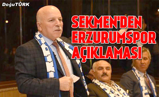 "Erzurumspor, bugünden itibaren yeni bir başlangıç yapıyor"