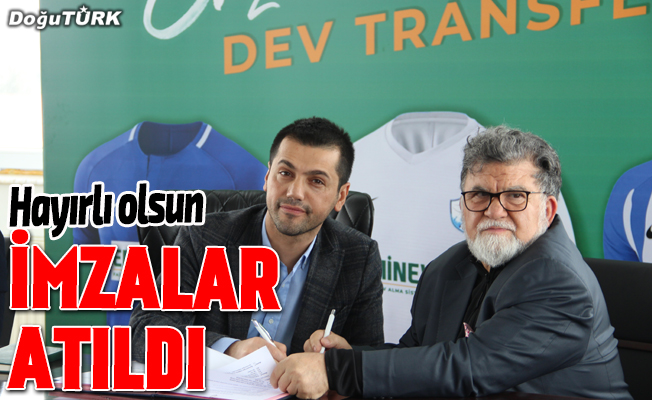 Erzurumspor ile Eminevim arasında sponsorluk anlaşması