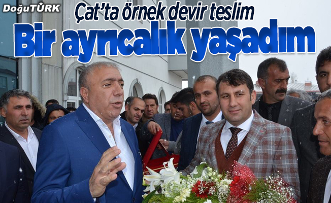 Çat Belediye Başkanı Melik Yaşar, göreve başladı