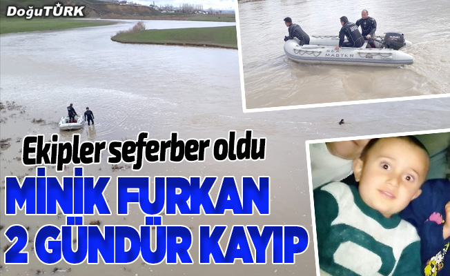 Erzurum'da ekipler kayıp Furkan için seferber oldu