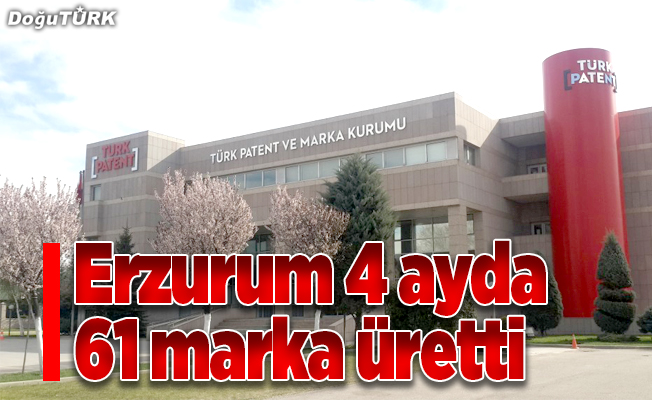 Erzurum 4 ayda 61 marka üretti