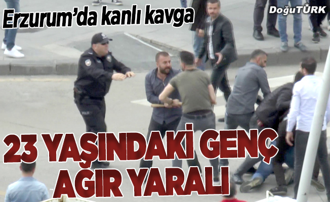 Erzurum'da bıçaklı kavga: 1 yaralı