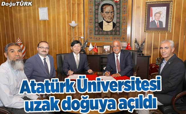 Atatürk Üniversitesi uzak doğuya açıldı