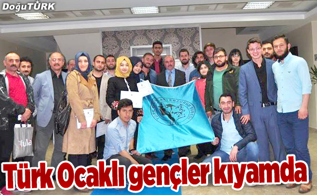 Erzurum Kongresinin 100. yılında Türk Ocaklı gençler kıyamda