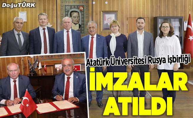 Atatürk Üniversitesi ile Rusya arasında iş birliği