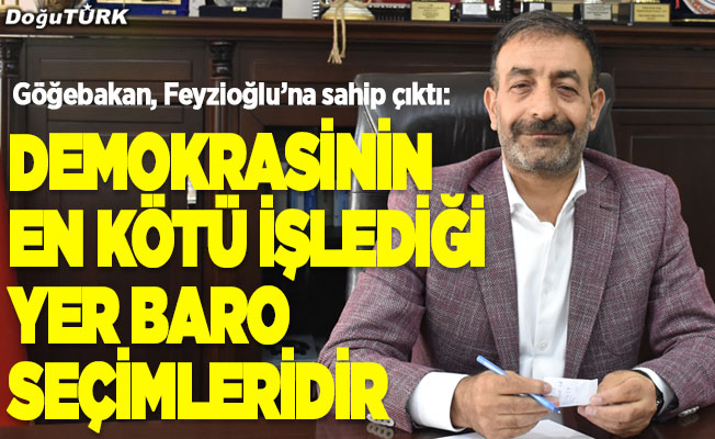 Göğebakan: Metin Feyzioğlu'nu suçlayanlar, parti sloganları atmadı mı?