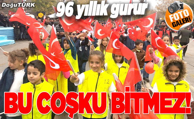 Erzurum'da Cumhuriyet Bayramı coşkusu