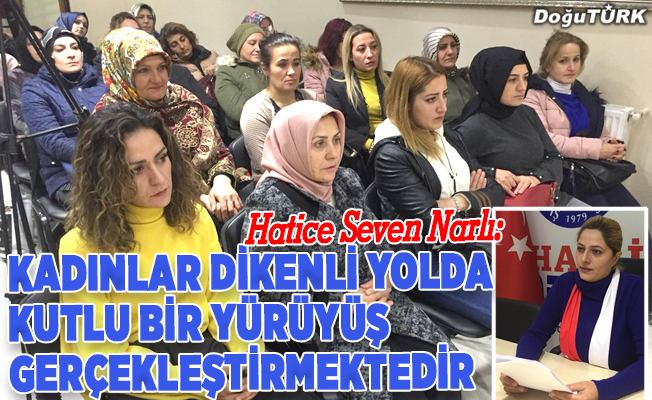 Erzurum'da kadına yönelik şiddete tepki