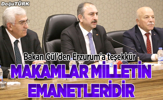 Bakan Gül’den AK Parti İl Başkanlığı’na ziyaret
