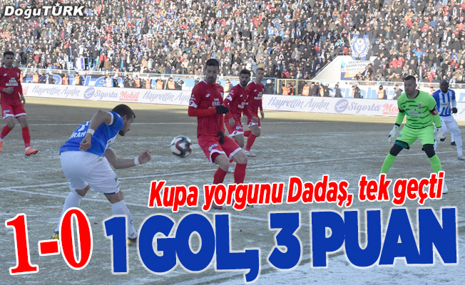 Kupa yorgunu Dadaş, lige döndü: 1 gol, üç puan