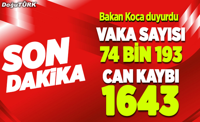 Türkiye'de Kovid-19'dan iyileşen hasta sayısı 7 bin 89'a ulaştı
